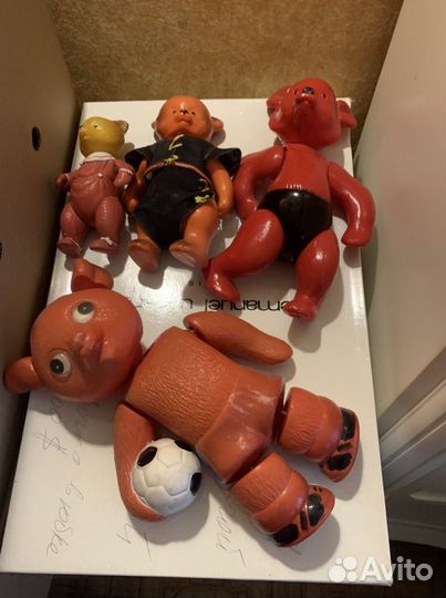 Игрушки куклы целлулоидные СССР коллекция