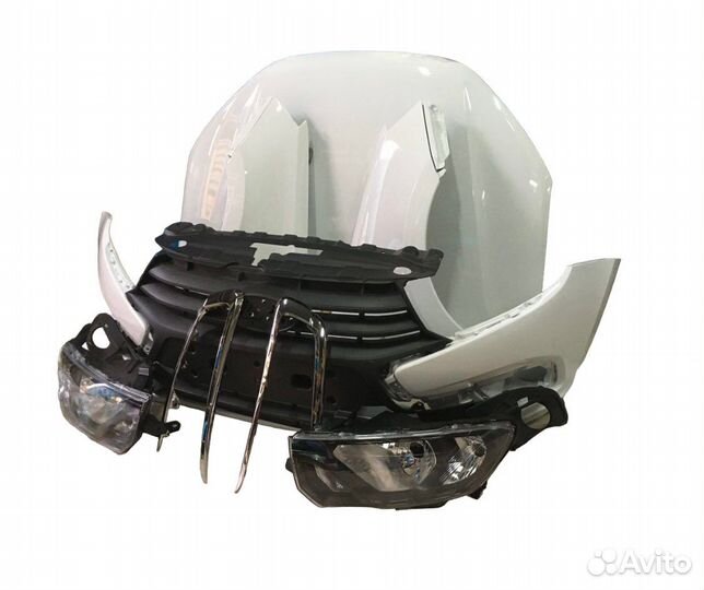 Бампер крыло капот фара гранта FL белый цвет новое