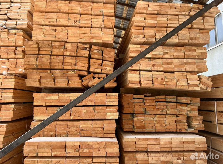 Доска обрезная 25х150х6000мм от производителя