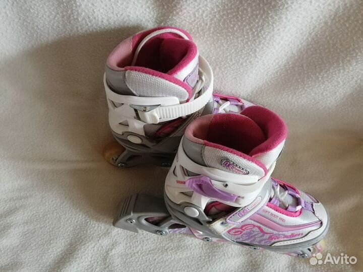Роликовые коньки детские с защитой