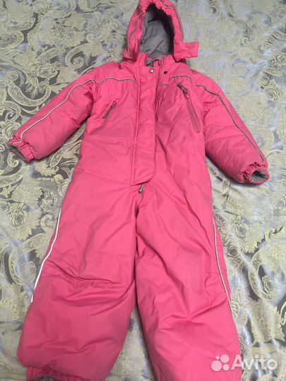 Комбинезон зимний на девочку 104-110