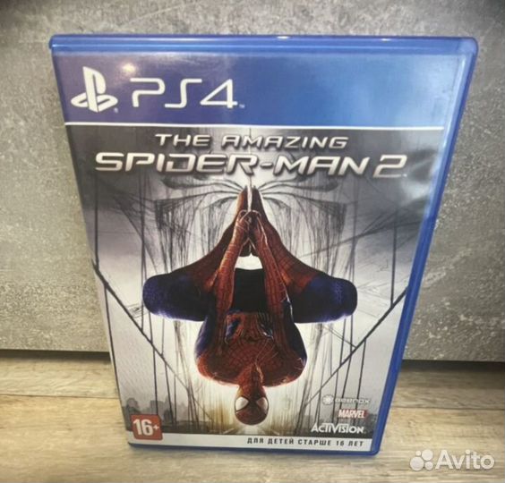 Редкий диск the amazing spider man 2 ps4