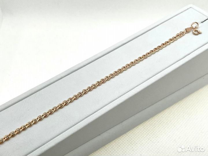 Золотой браслет пустотелый Нона 585* (Врш ТЦ)