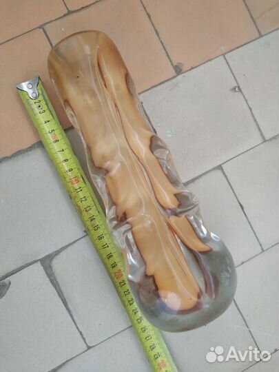 Ваза цветное стекло СССР