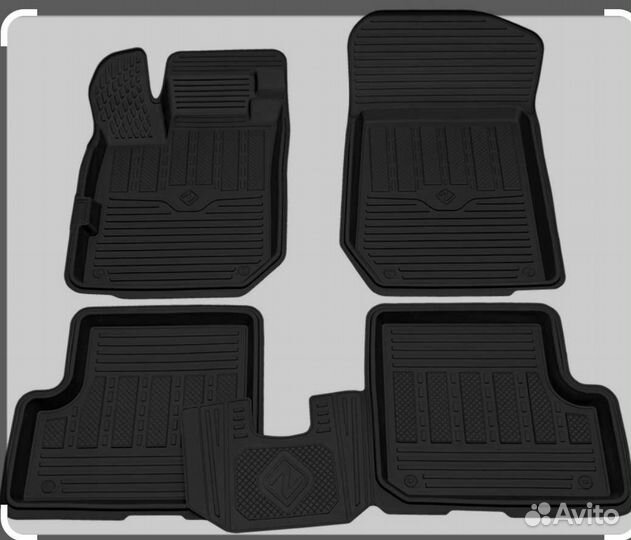 Автомобильные коврики резиновые