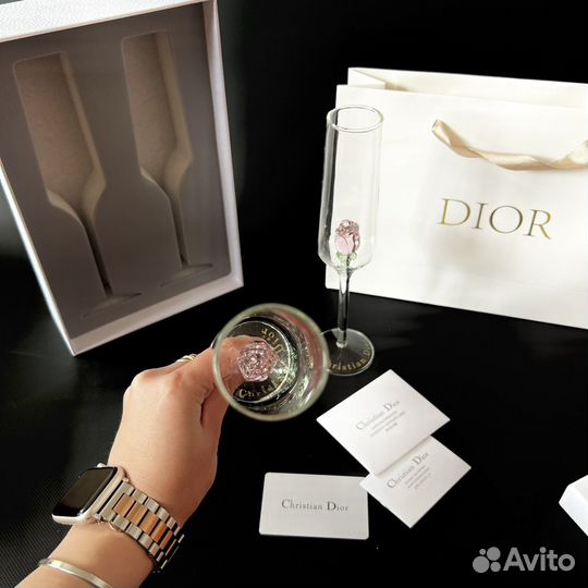 Набор бокалов для шампанского Dior