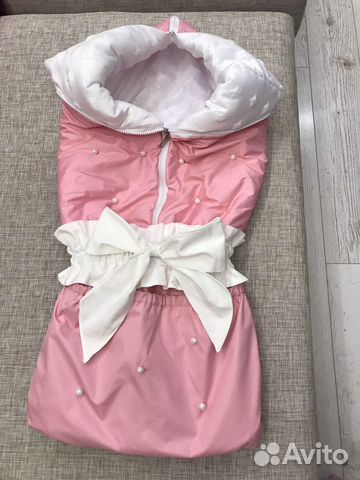 Конверт на выписку для девочки осень зима