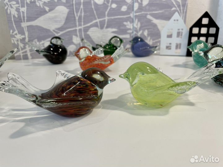 Птички для декора (новые цвета и формы)