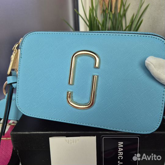 Сумка новая Marc Jacobs snapshot люкс голубая