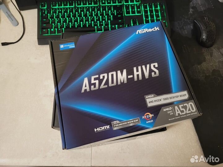 Новая материнская плата Am4 А520 гарантия 3 года