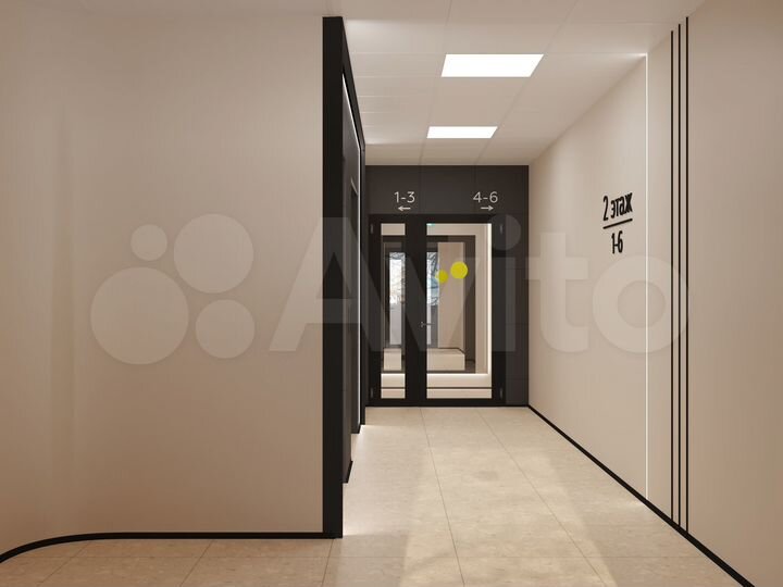 2-к. квартира, 84,4 м², 3/10 эт.