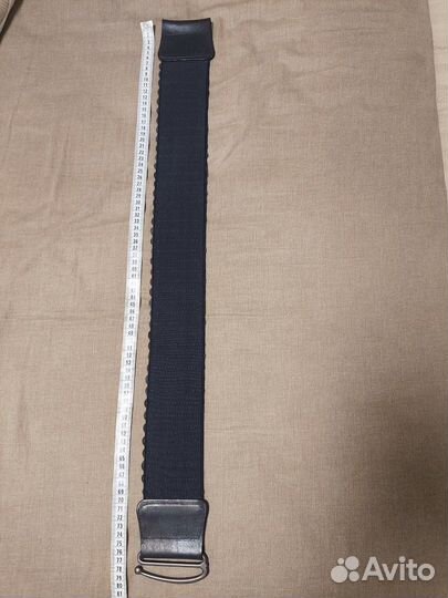 Ремень женский кожаный черный широкий