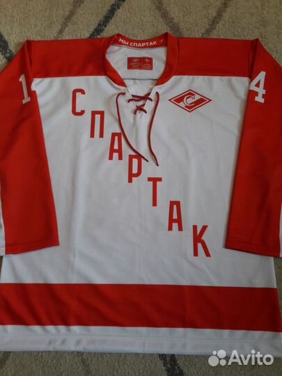 Игровой хоккейный свитер Спартак