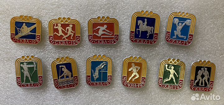 Значки Олимпиада Москва-80, Олимпийские миши