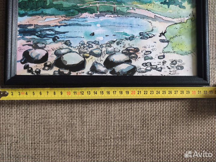 Картина акварелью, А4