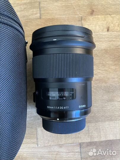 Объектив Sigma art 50mm 1.4 Nikon