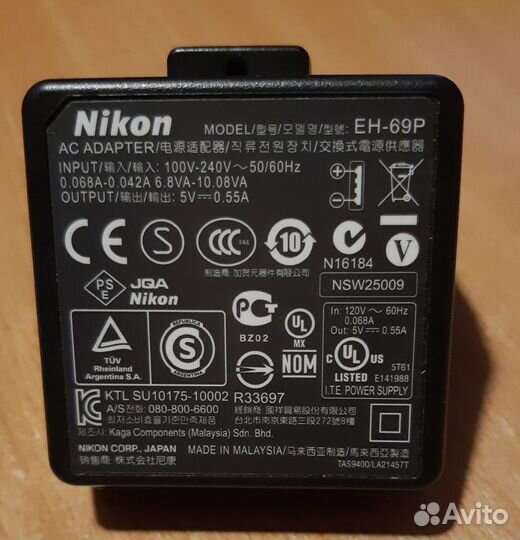 Адаптер Nikon от фотоаппарата