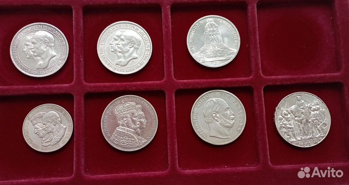 Монеты серебро империя