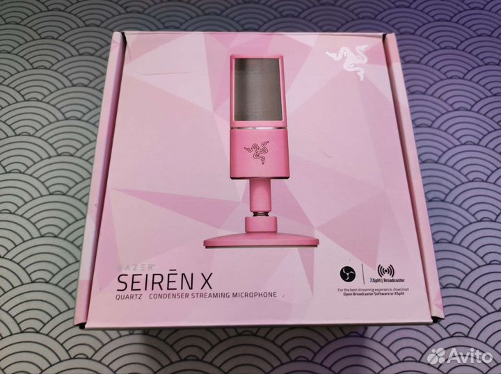 Микрофон Razer Seiren X Quartz Pink