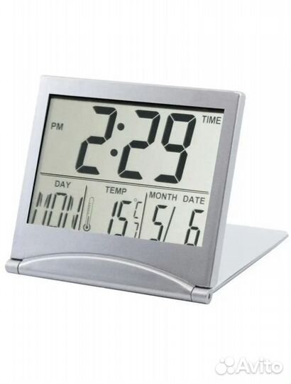 Электронные настольные часы будильник