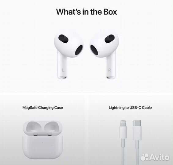 Наушники apple airpods 3