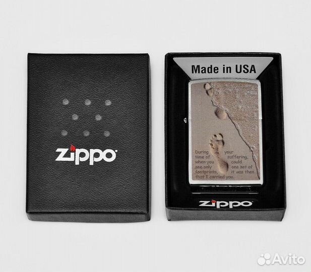 Зажигалка Zippo 28180 Footprint Оригинал Новая
