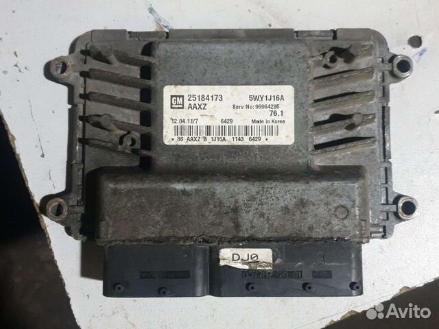 Блок управления эбу шевроле круз 1.8 z18xer