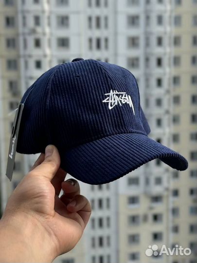 Кепка stussy вельветовая