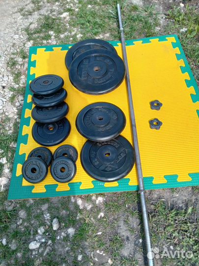 Штанга 30 кг, 74 кг и 93 кг