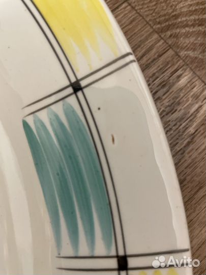 Большое блюдо тарелка СССР зик