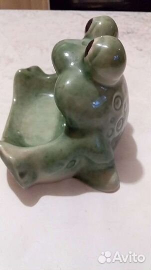 Лягушка керамическая