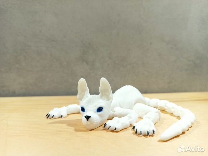 Котенок сфинкс 3D модель 17.5 см