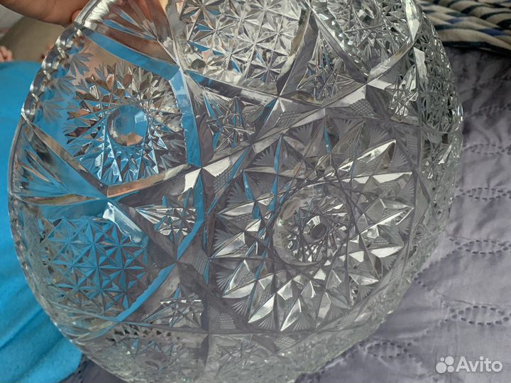 Ваза хрустальная для фруктов