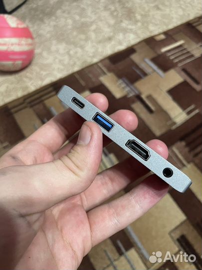 Переходник с Type C на micro jack 3,5 mm