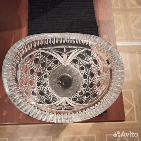 Салатник хрустальный СССР