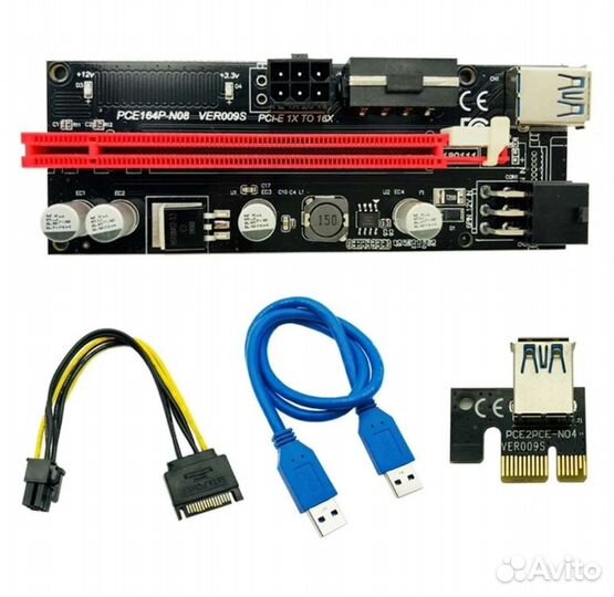 Райзер pci e x16 Ver 009S