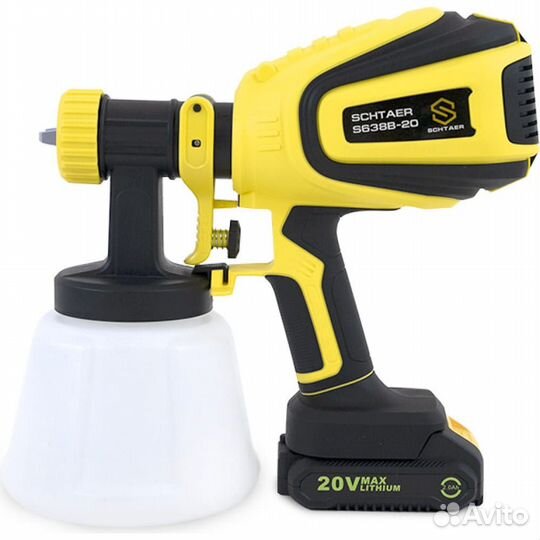 Аккумуляторный окрасочный пистолет schtaer S638B-2