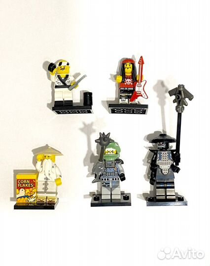 Lego ninjago минифигурки movie