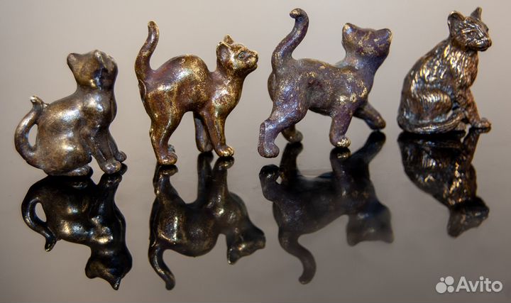 Бронзовые статуэтки животных