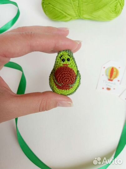 Брошь ручной работы Авокадо/Лиса/Единорог/Лама