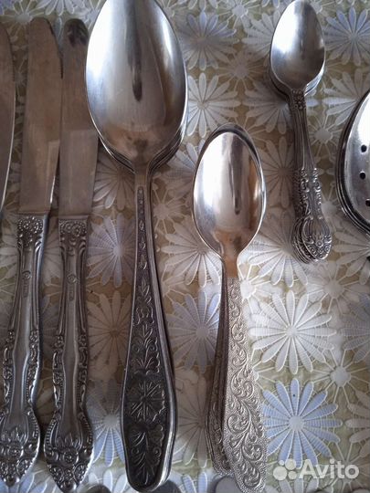 Ножи,ложки,лопатка нержавейка СССР винтаж