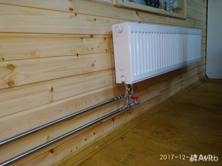 Установка радиаторов, котлов