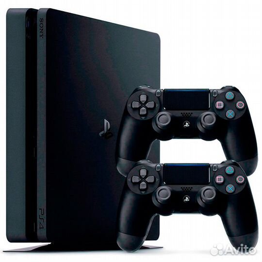 Play Station 4 slim 1TB 2 Джойстика