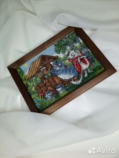 Вышивка крестом готовые работы