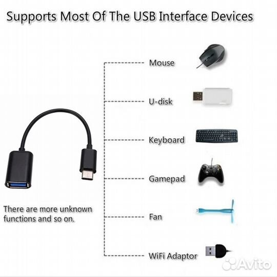 Новый OTG Переходник USB Type-C - USB 3.0