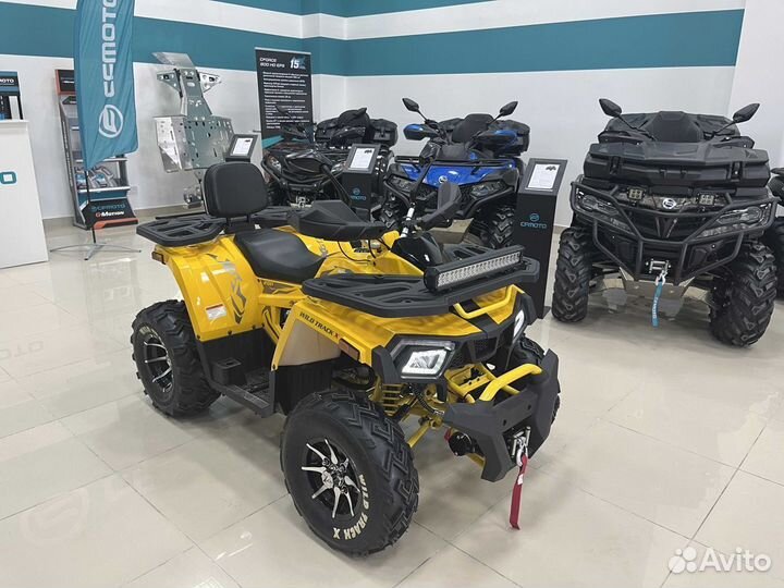 Квадроцикл Motoland Wild Track X 200 PRO желтый