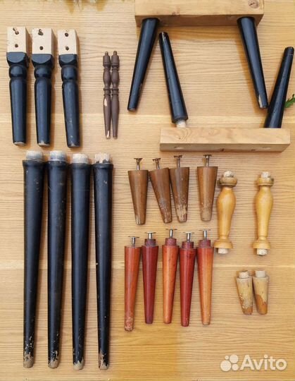 Резные балясины и ножки для мебели СССР