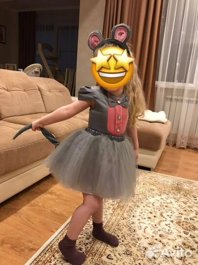 Костюм мышки для девочки