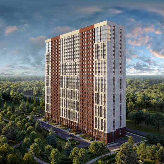 Апартаменты-студия, 22,9 м², 22/28 эт.