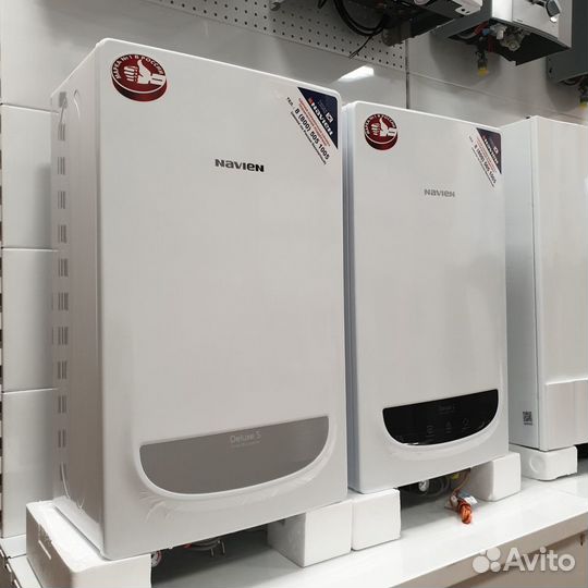 Газовый 2конт. турбо котел 24квт (made in Korea)